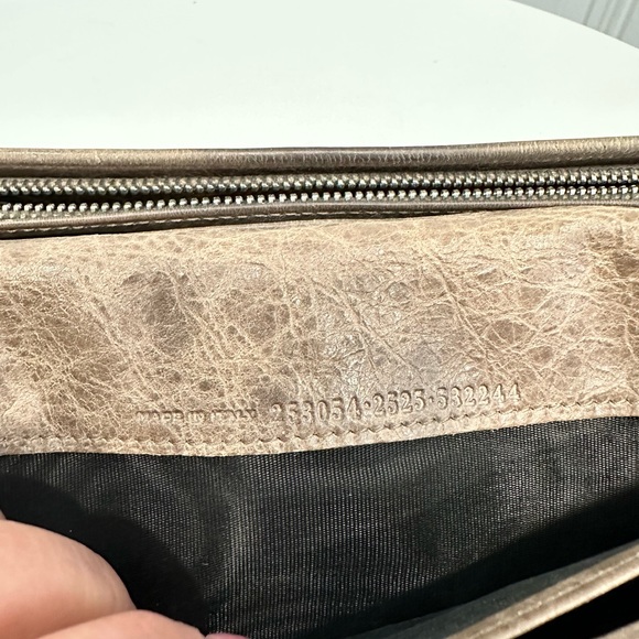 BALENCIAGA Leather Printed Continental Wallet - Picture 10 of 12